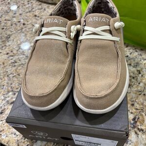 Ariat womens Light Brown Slip-On Loafers